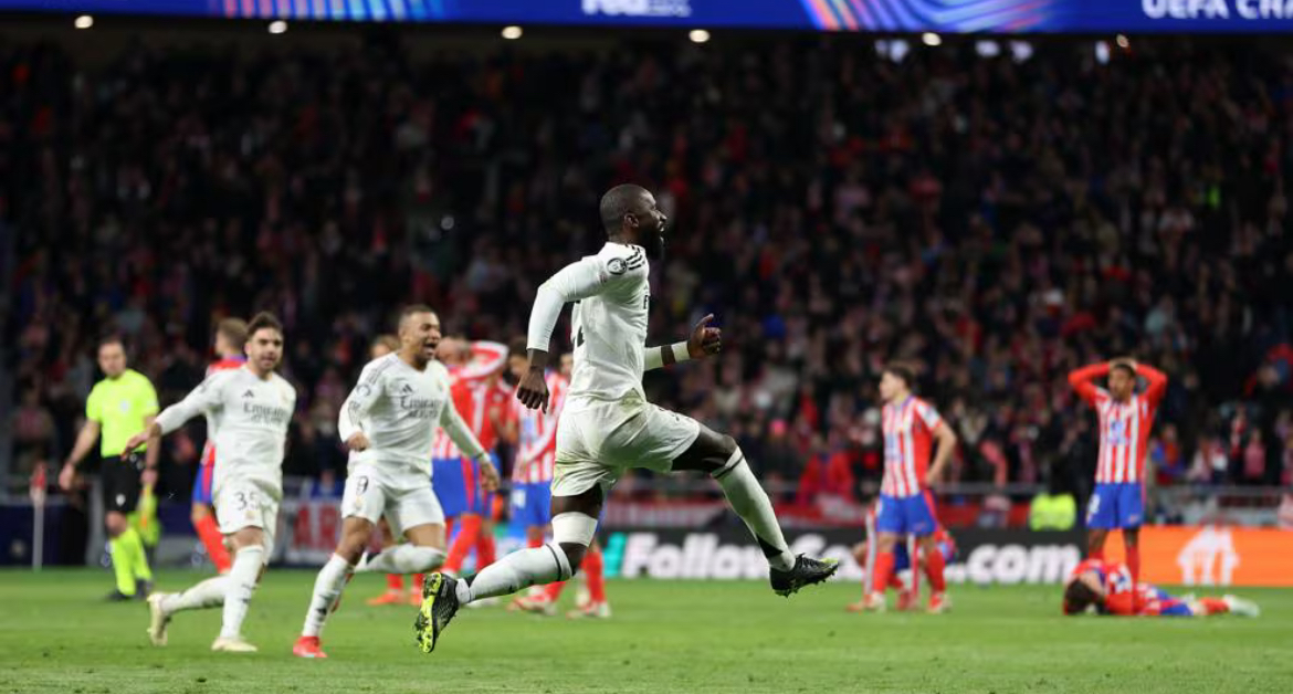 Nos pênaltis, Real Madrid elimina o Atlético na Champions League