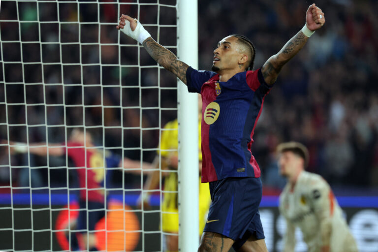 Raphinha é o 7º brasileiro artilheiro da Champions League