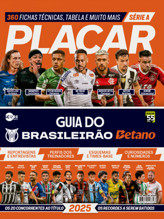 PLACAR lança o guia do Brasileirão Betano 2025; garanta o seu