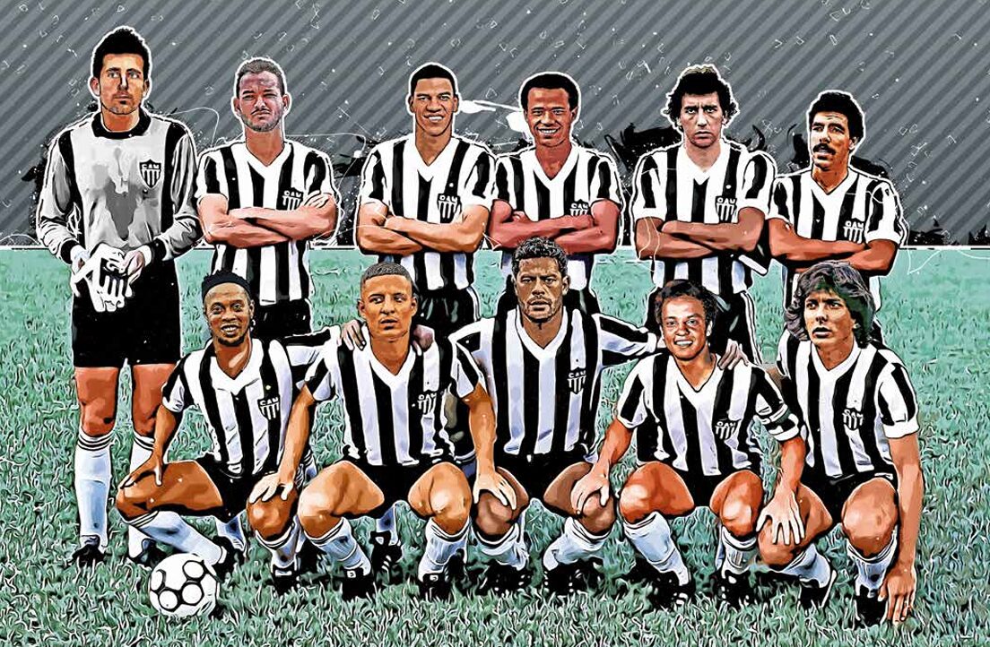 O Time dos Sonhos do Galo: Victor, Réver, Leonardo Silva e Luizinho; Nelinho, Toninho Cerezo, Ronaldinho Gaúcho e Guilherme Arana; Hulk, Reinaldo e Éder. Técnico: Telê Santana