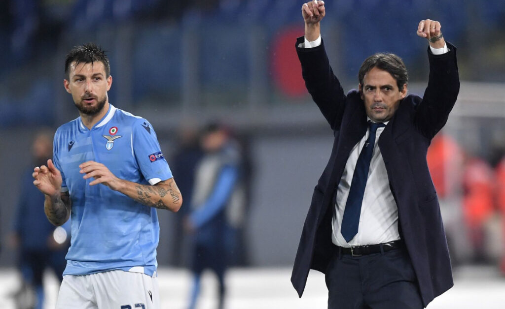 Francesco Acerbi e Simone Inzaghi juntos durante época de Lazio - @francescoacerbi88 / Instagram