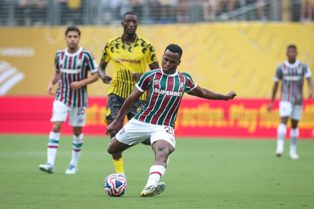 Fluminense de Renato fez bom jogo contra o Borussia Dortmund - Marcelo Gonçalves/Fluminense