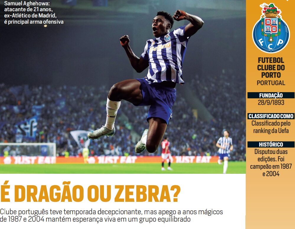 Porto no Guia do Mundial