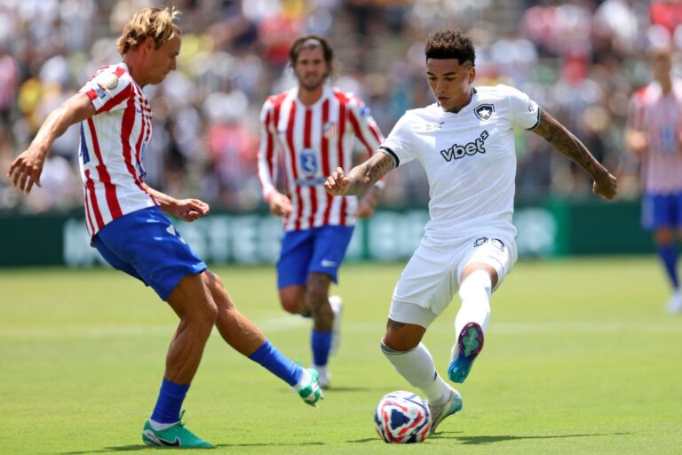 Botafogo perde para Atlético de Madrid e se classifica em 2º