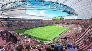 Projeção do novo estádio do Inter Miami - Divulgação