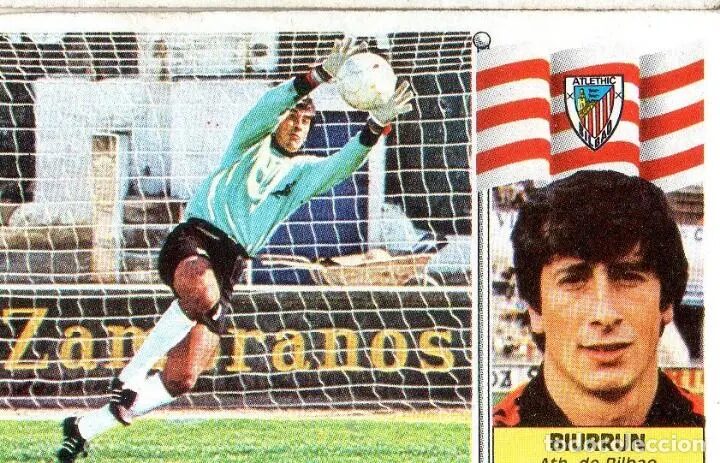 Figurinha de Vicente Biurrun na década de 80 - Reprodução / Internet