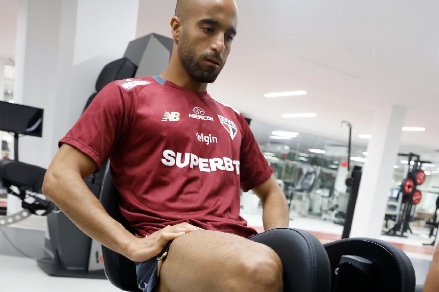 O que acontece com Lucas e quando ele volta a jogar pelo São Paulo