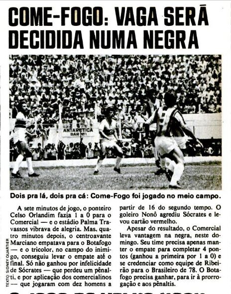 Reportagem de PLACAR sobre o Come-Fogo em 1977 - Acervo