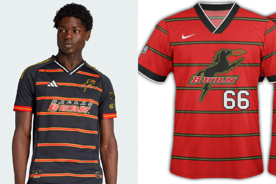 Camisa inspirada no Dallas Burn, equipe antiga da cidade - Reprodução MLS
