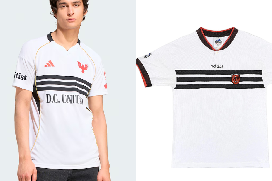 Camisa inspirada na dinastia do DC United na liga americana - Reprodução MLS