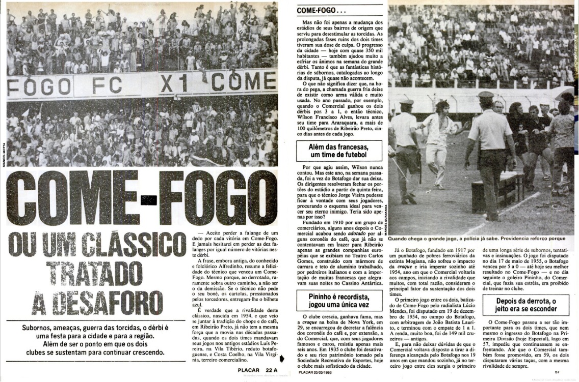 Reportagem de PLACAR sobre o Come-Fogo em 1979 - Acervo