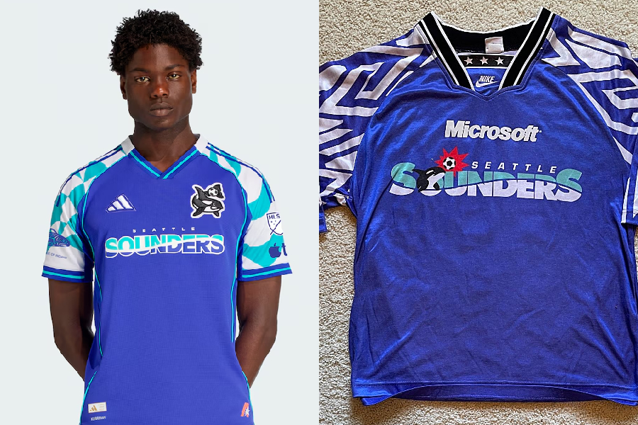 Camisa inspirada na antiga equipe com logo de orca - Reprodução MLS