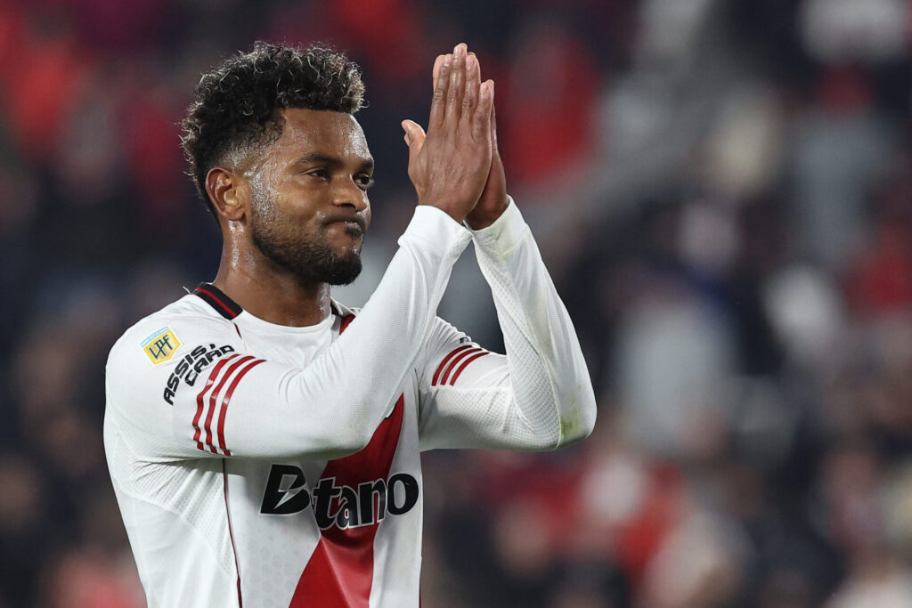 Ex-jogador do Palmeiras, Borja é atacante do River Plate - Alejandro PAGNI / AFP