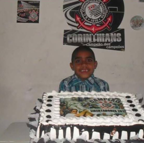 Gui Negão comemora aniversário de criança com o tema Corinthians e a Libertadores de 2012 - Reprodução