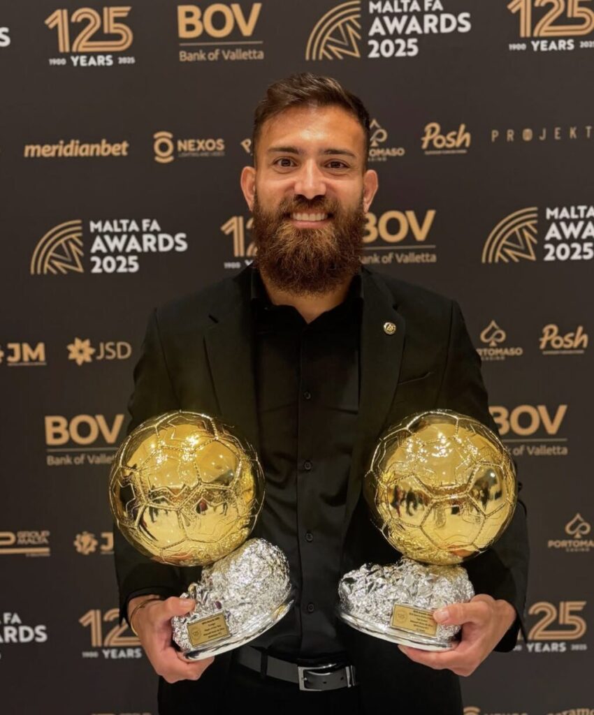 Maxuell Samurai foi eleito melhor jogador estrangeiro e artilheiro da competição nacional em 2024/2025 - Reprodução MaxuellSamurai