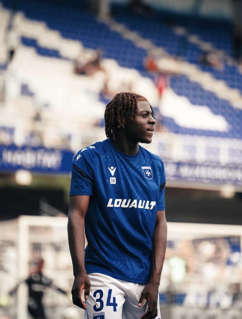 Matondo é promessa do Auxerre - Reprodução Instagram