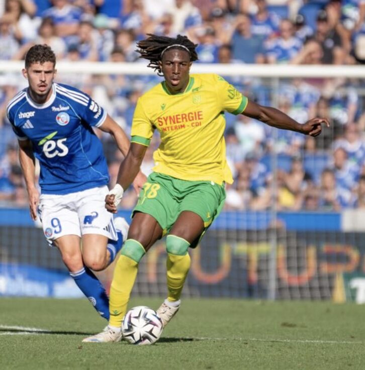 Tyler vem jogando profissionalmente pelo Nantes - Reprodução Instagram