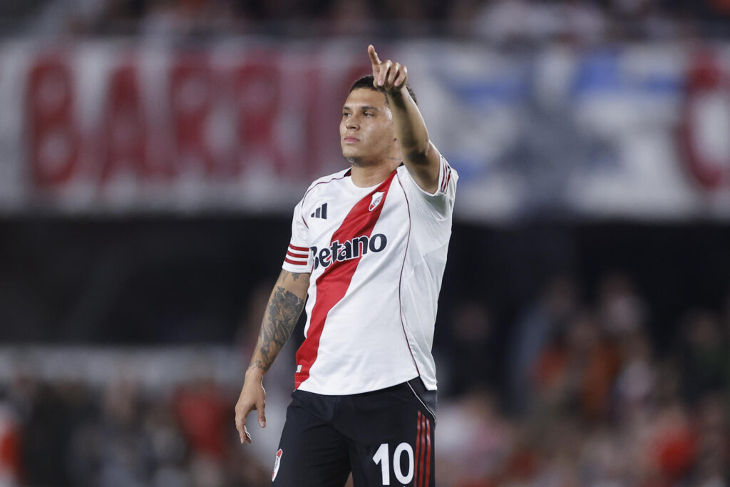 Quintero está de volta ao River e é peça de confiança de Gallardo - EFE/ Juan Ignacio Roncoroni