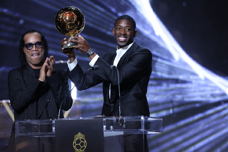 Ousmane Dembélé, Bola de Ouro 2025 - Franck Fife/AFP