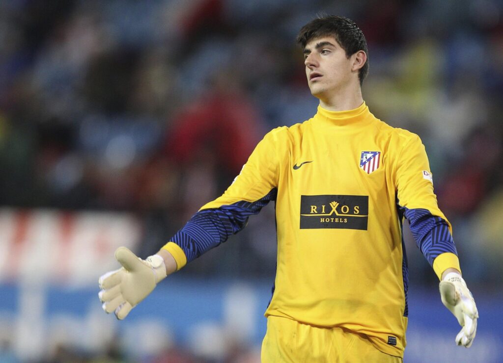 Courtois viveu o início da Era Simeone no Atlético de Madrid - EFE/Victor Lerena