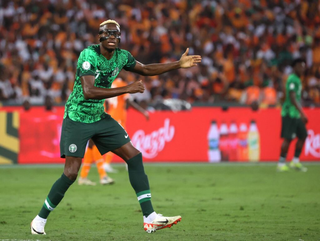 Nigeria asuhan Osimhen seharusnya tidak bisa bersaing di playoff Afrika - EFE/EPA/LEGNAN KOULA