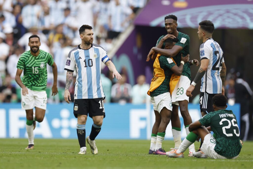 Arab Saudi adalah satu-satunya yang mengalahkan Argentina di Piala Dunia terakhir - EFE/ Juan Ignacio Roncoroni