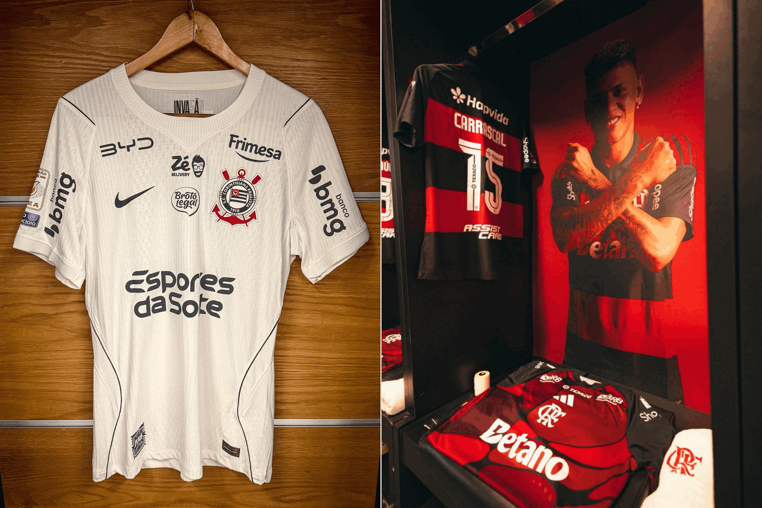 Site de acompanhantes propõe patrocínio para Corinthians e Flamengo