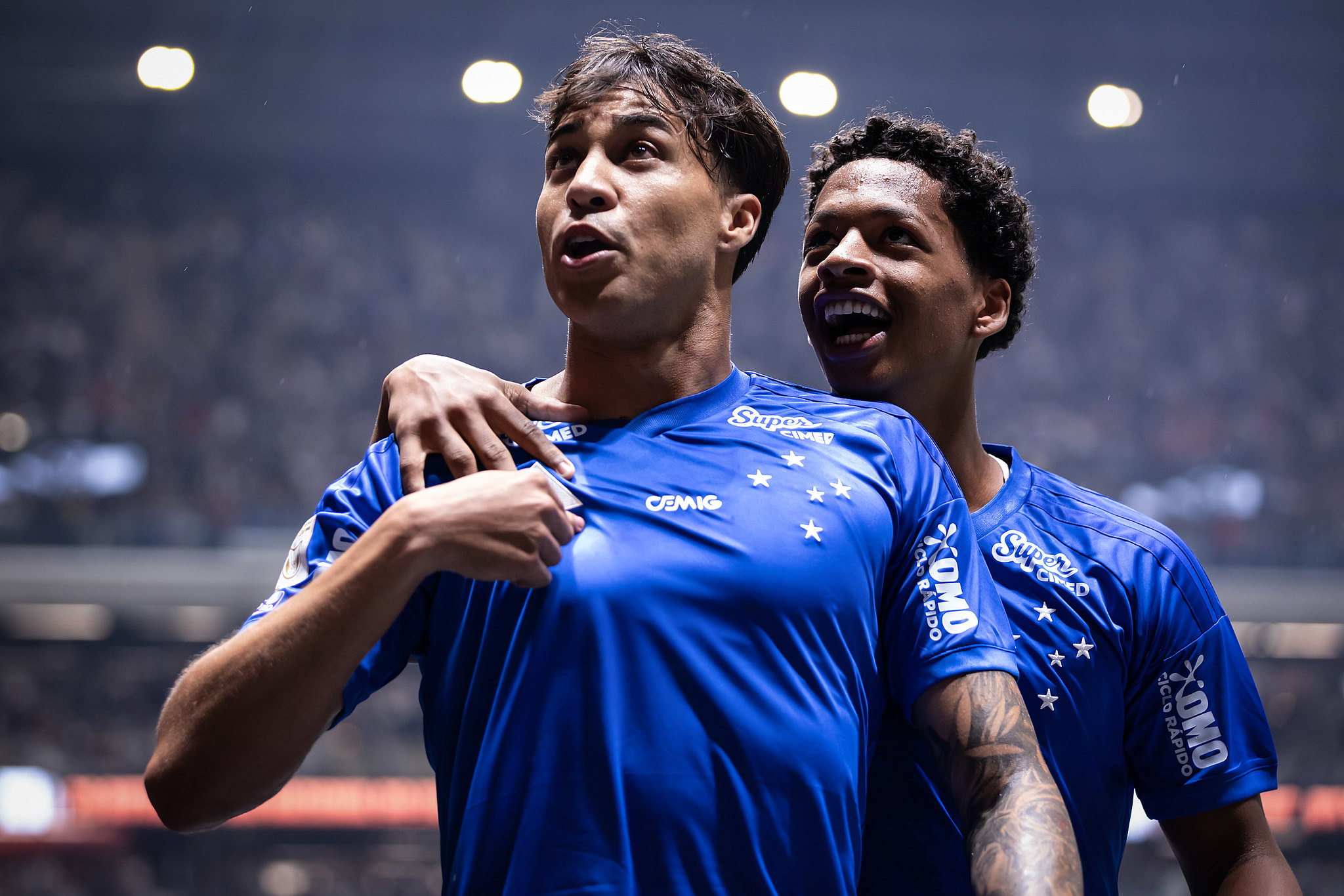 Kaio Jorge volta a provocar o Atlético-MG: ‘Calma, papai está aqui’