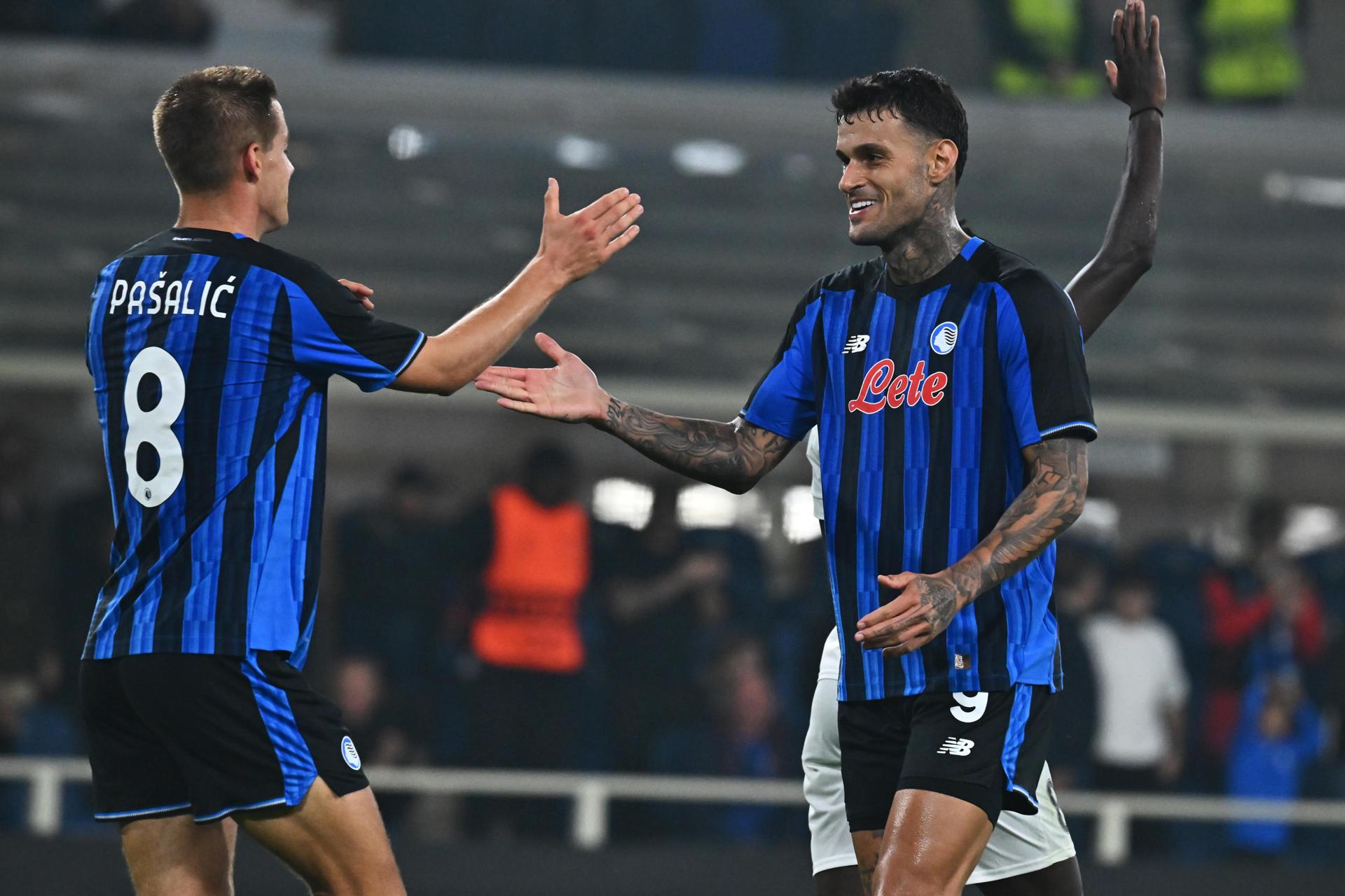 Atalanta domina, faz 3 a 1 no Pafos e larga com vitória na Conference
