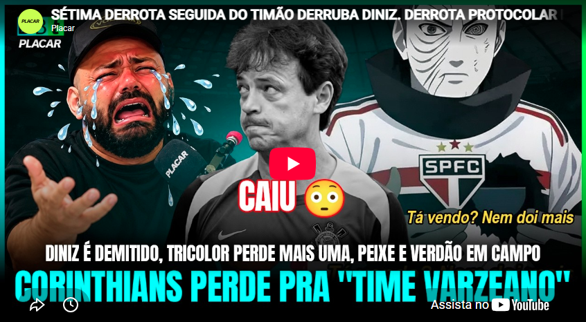Debate PLACAR analisa demissão de Diniz e derrota do São Paulo