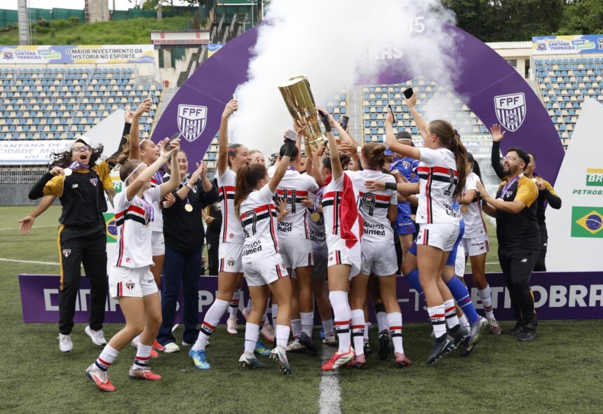 São Paulo vence Ferroviária e conquista o tri do Paulistão Feminino Sub-15