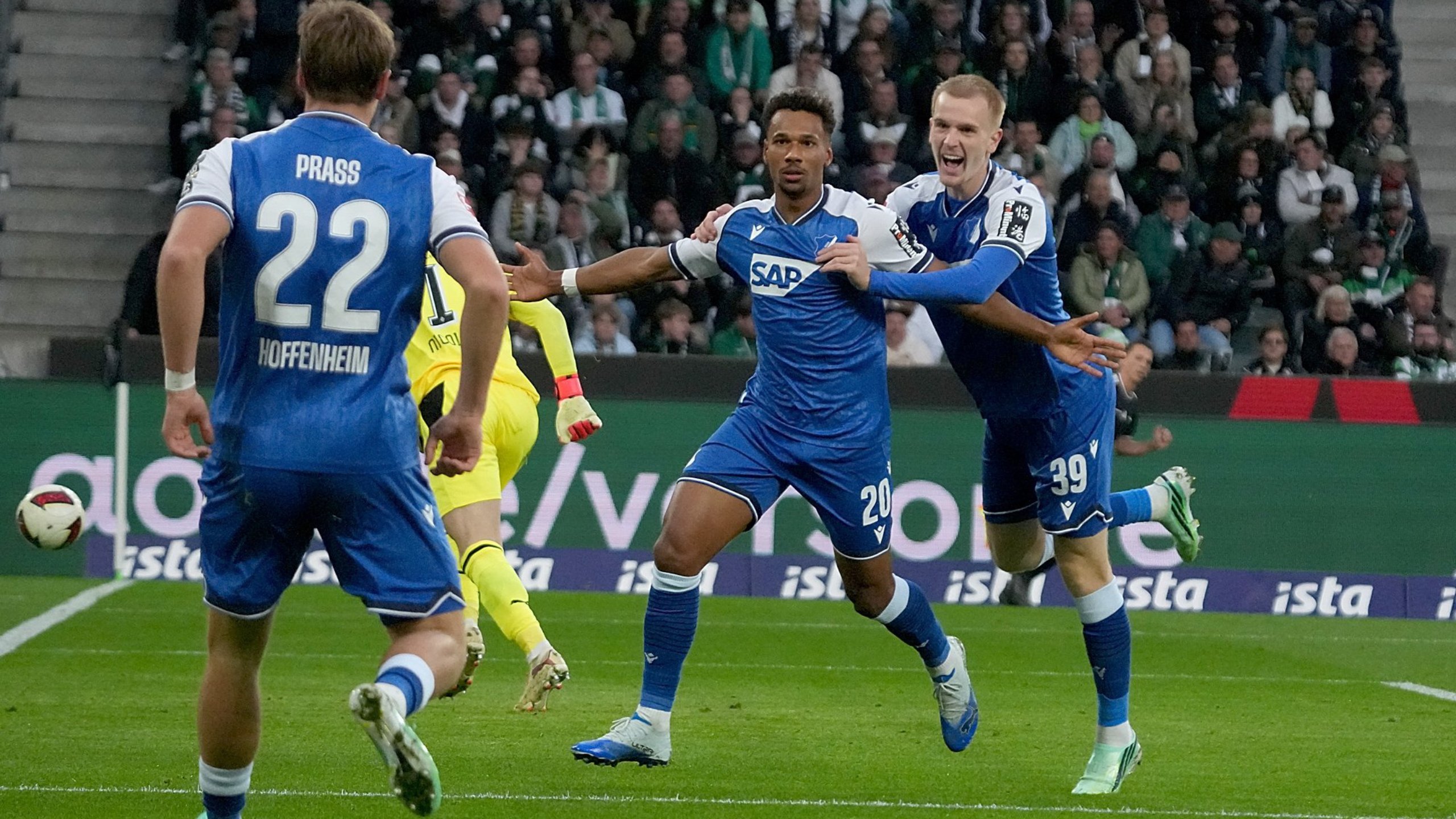 Hoffenheim derrota Borussia Mönchengladbach e deixa adversário na lanterna