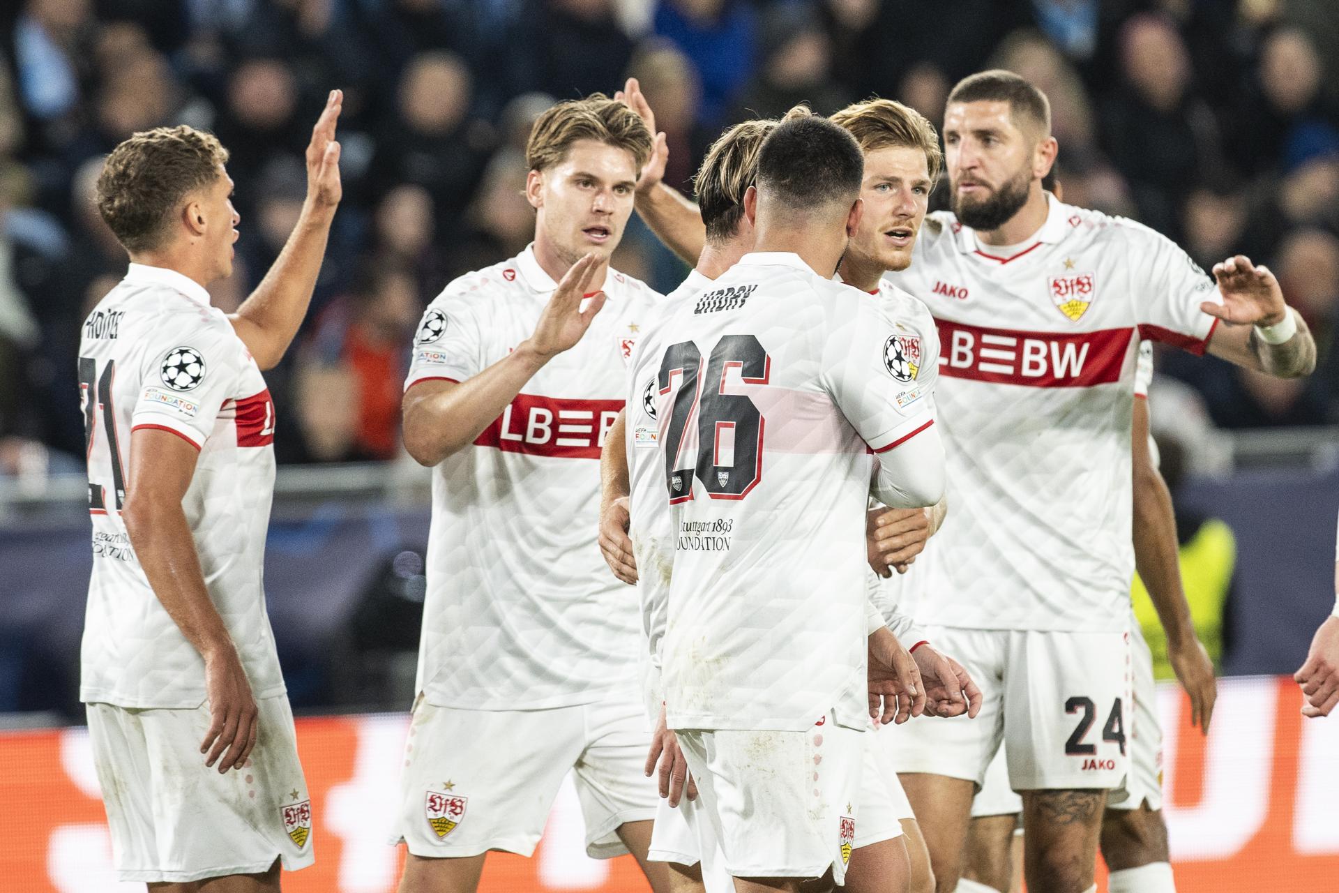 Stuttgart vence Slovan Bratislava fora e segue 100% na Champions