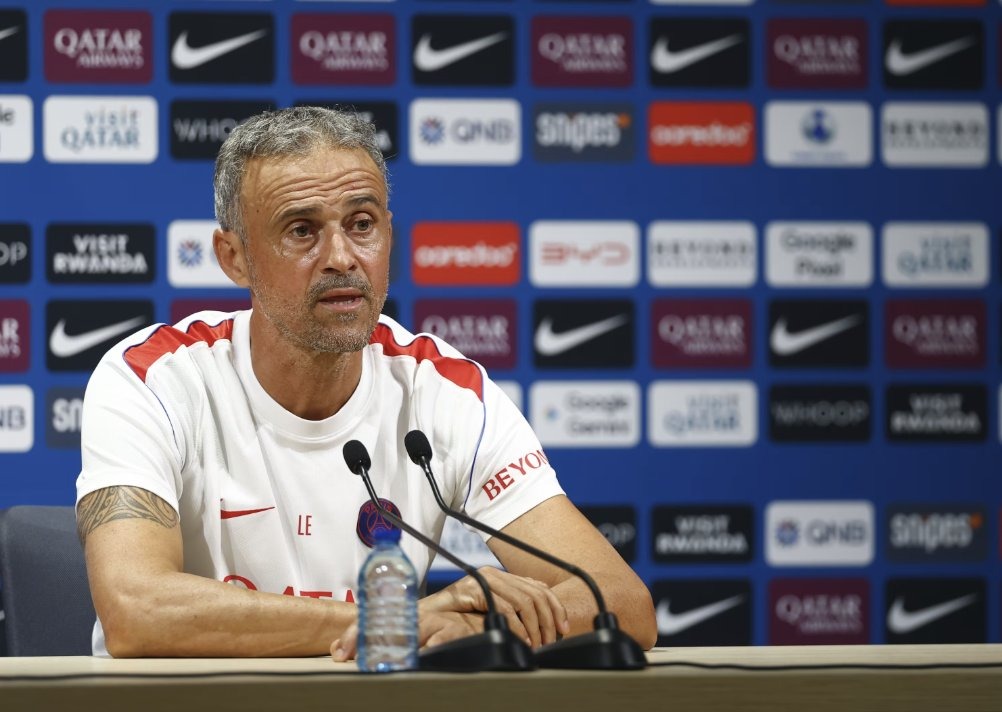 Luis Enrique sobre renovar com PSG: ‘Tenho muito mais pressão’