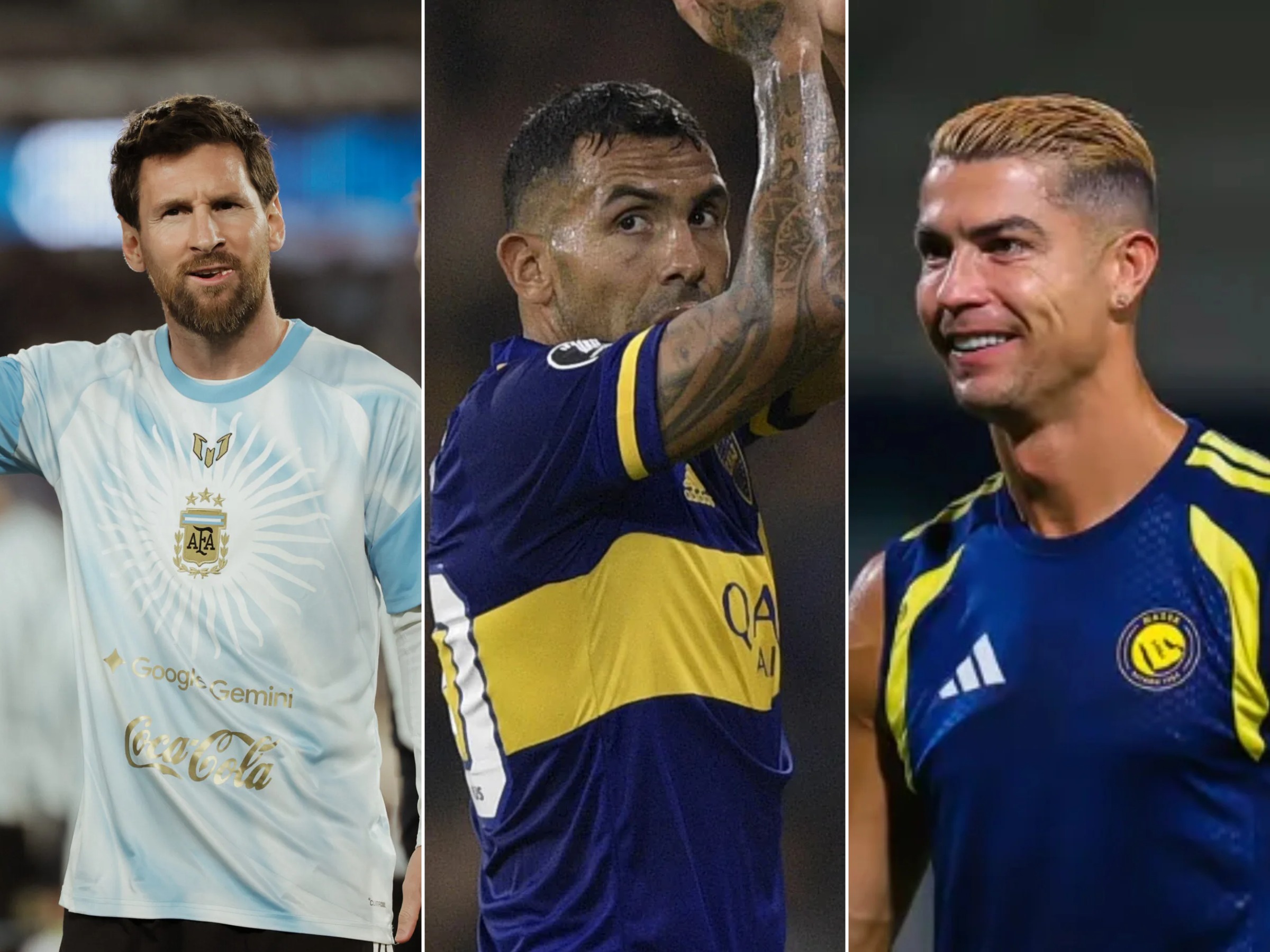 Tévez planeja reunir Messi e Cristiano Ronaldo no mesmo time; entenda