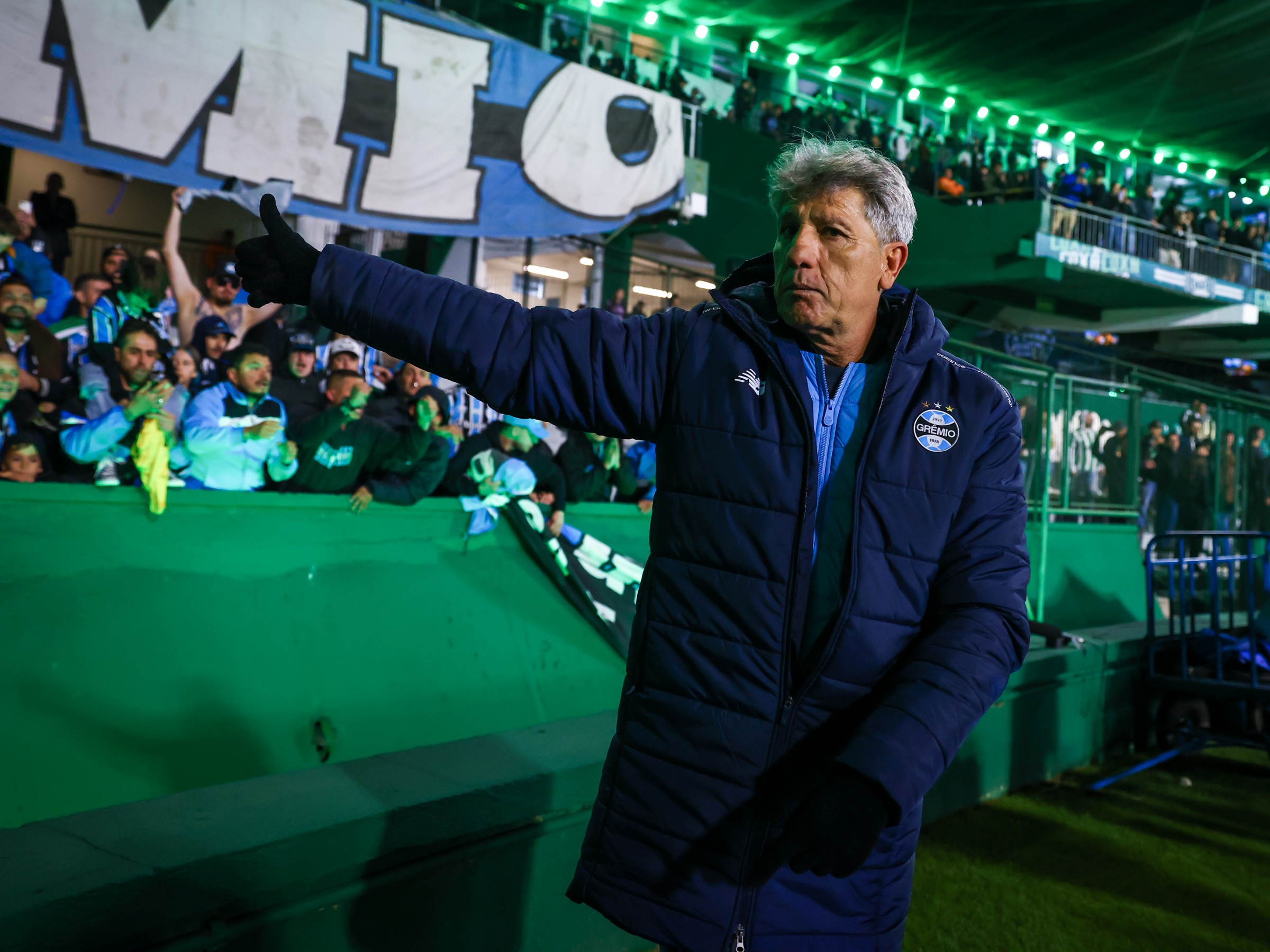 Vídeo: Renato Gaúcho celebra vitória do Grêmio fora de casa; assista